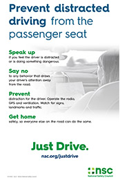Prevent Distractions as a Passenger